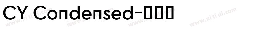CY Condensed字体转换